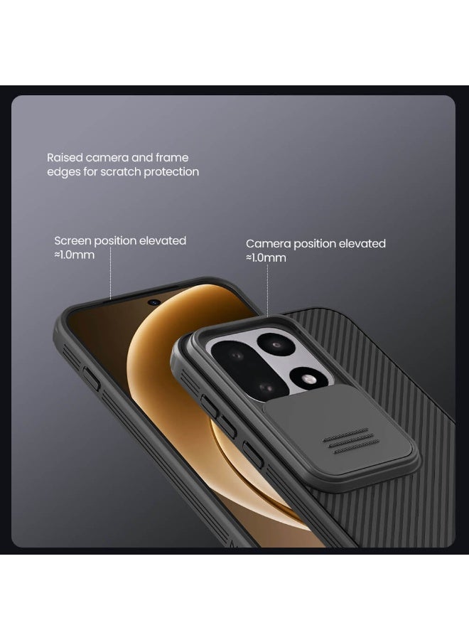 Nillkin Rugged Guard Case for OnePlus 15 | Slide Camera Shield | Dual-Layer PC+TPU Shockproof Protection for OnePlus 15 | Anti-Scratch Anti-Drop Back Cover with Enhanced Grip - Black - Image 5